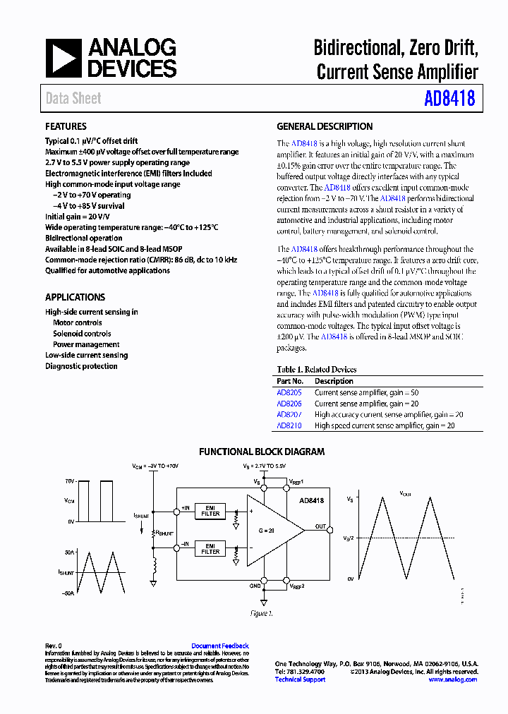 AD8418WBRMZ-RL_7308562.PDF Datasheet