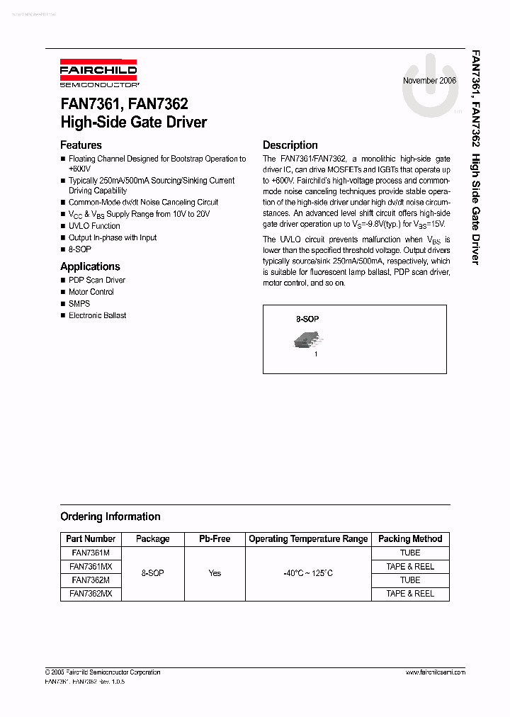 FAN7361_7308978.PDF Datasheet