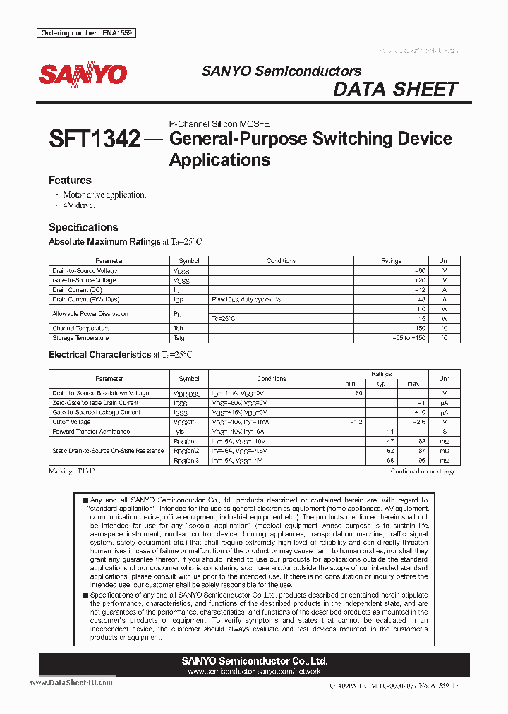 SFT1342_7320013.PDF Datasheet