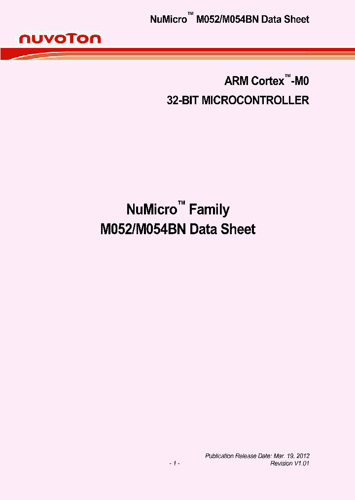 M052LBN_7320352.PDF Datasheet
