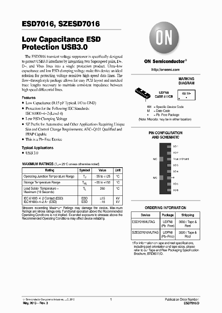 SZESD7016_7331611.PDF Datasheet