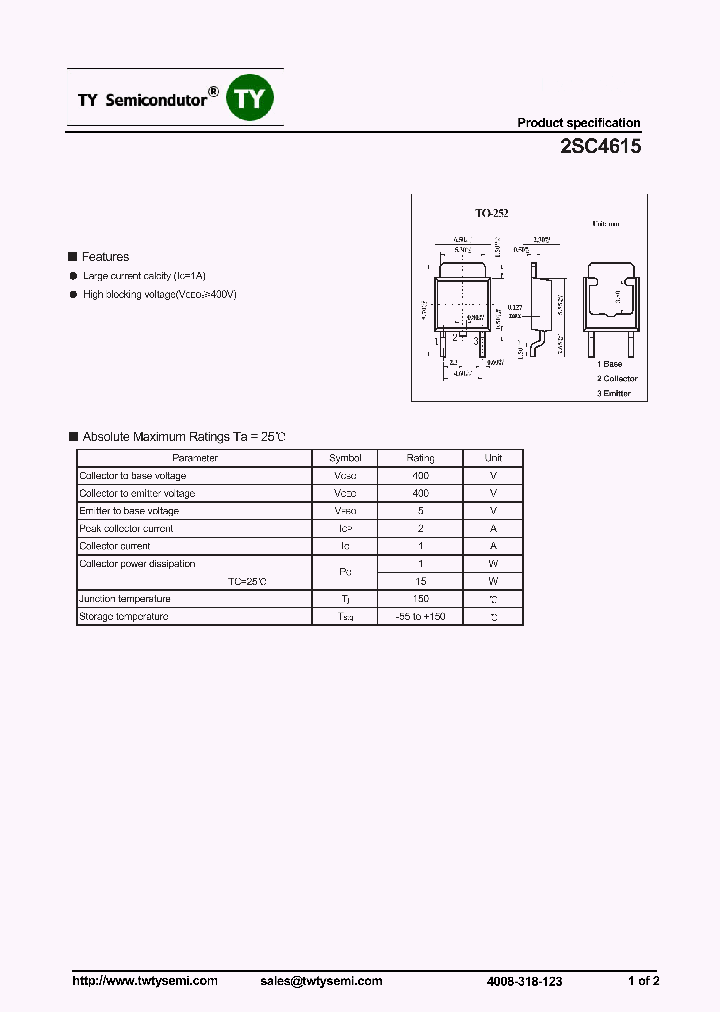 2SC4615_7352502.PDF Datasheet