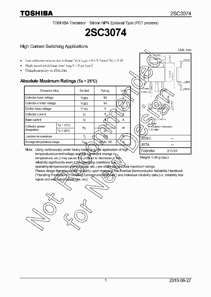 2SC3074-Y_7379957.PDF Datasheet