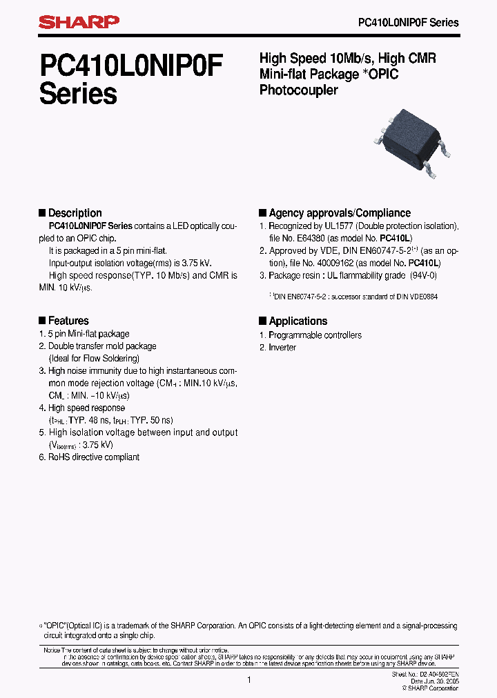 PC410L0NIP0F_7486799.PDF Datasheet