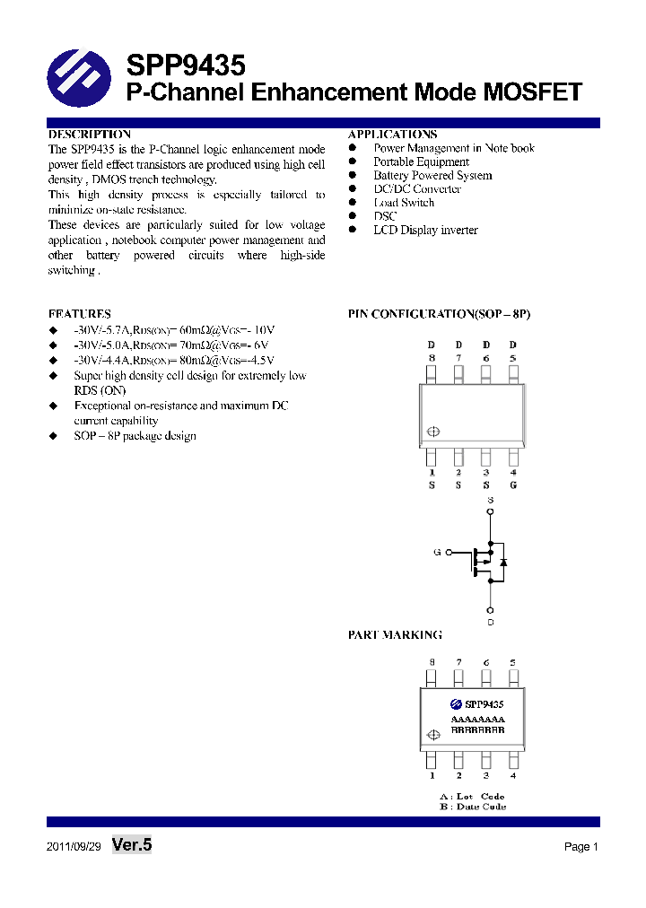 SPP9435S8RGB_7514114.PDF Datasheet