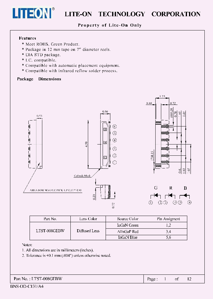 LTST-008GEBW_7551400.PDF Datasheet