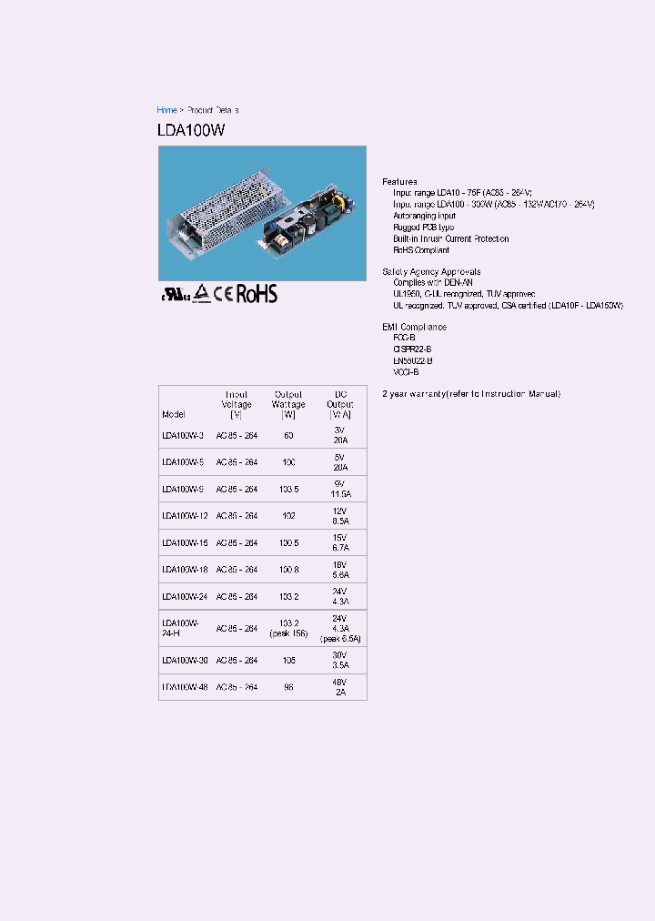 LDA100W-48_7565201.PDF Datasheet