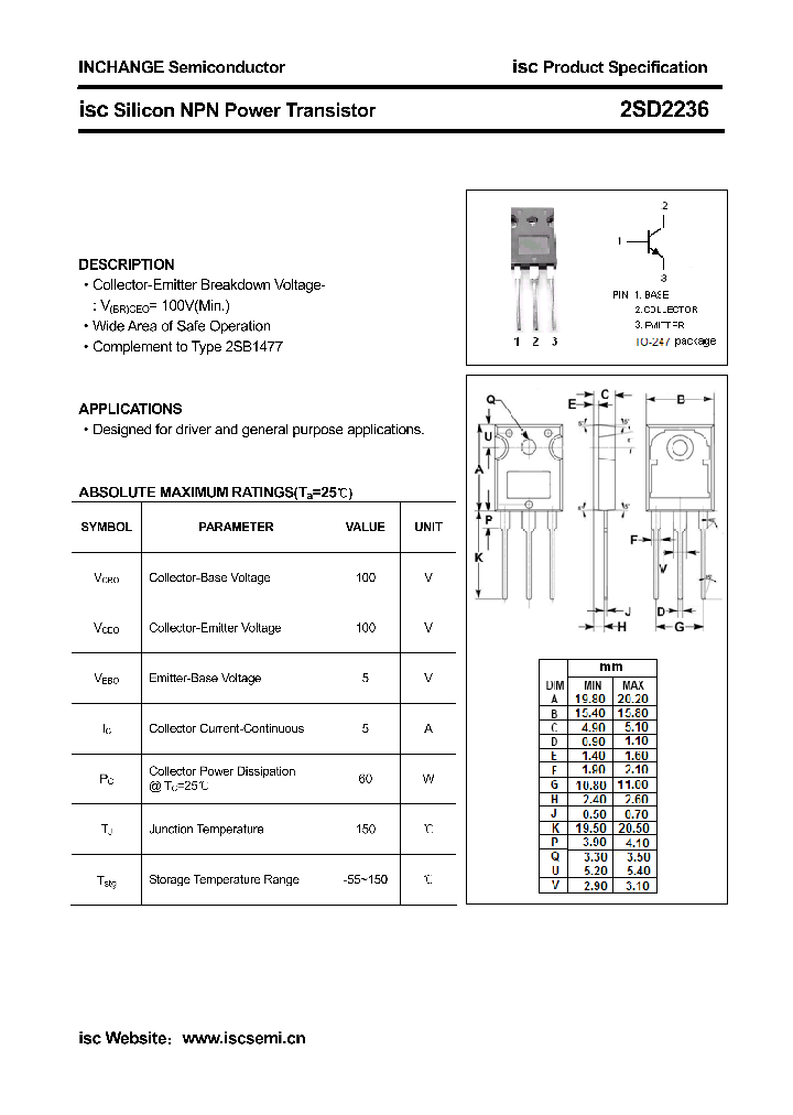 2SD2236_7577613.PDF Datasheet