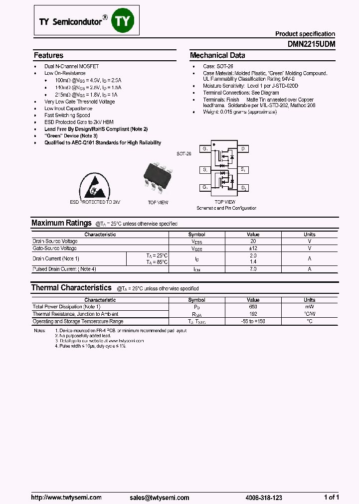 DMN2215UDM-7_7583018.PDF Datasheet