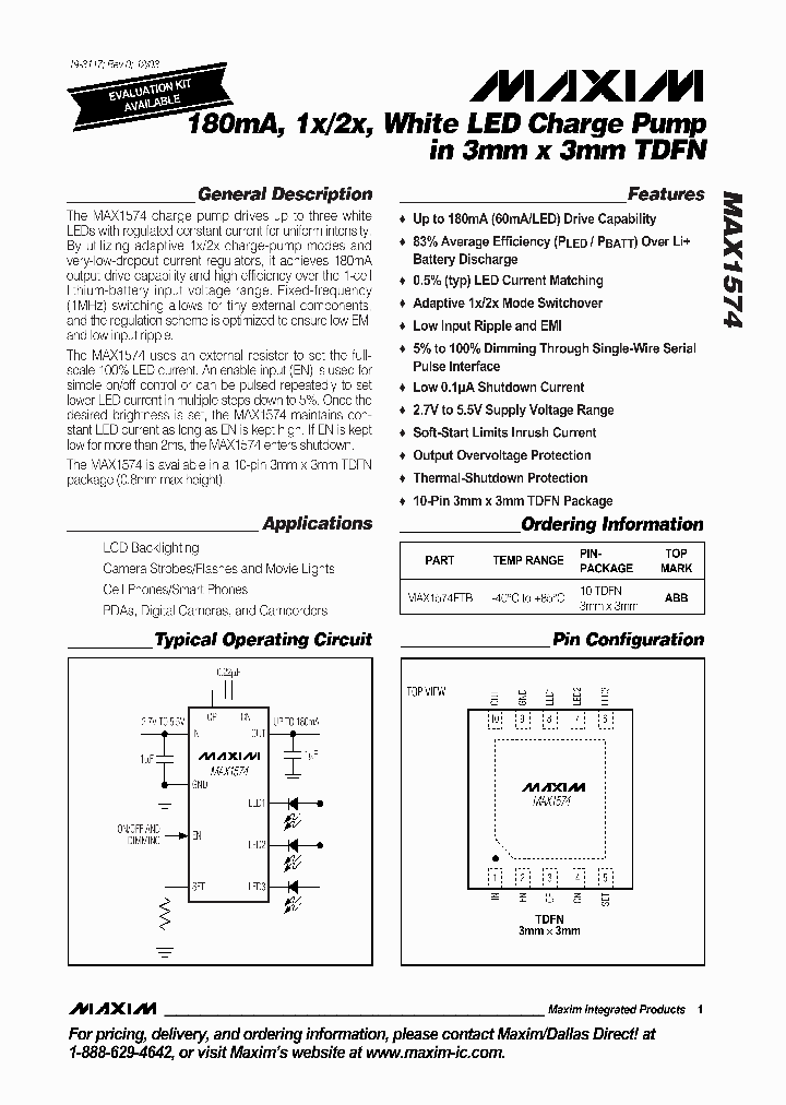 MAX1574ETBG104_7587749.PDF Datasheet