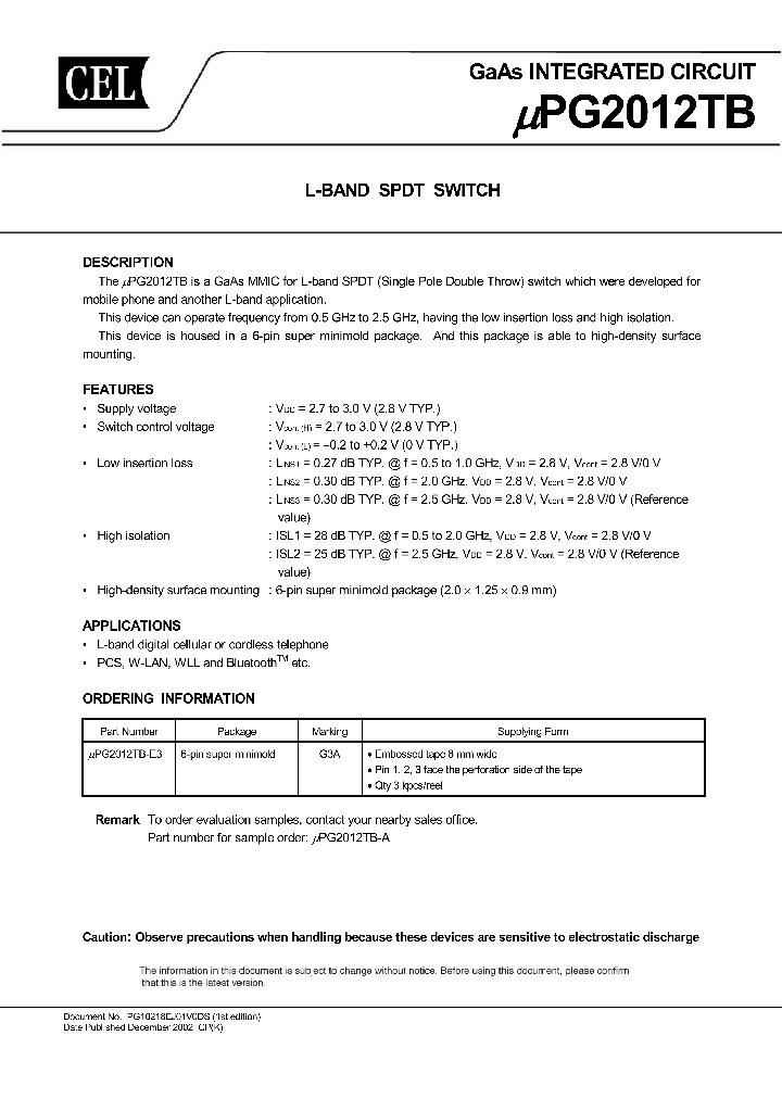 UPG2012TB_7598453.PDF Datasheet