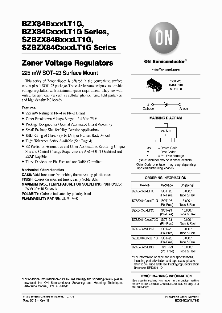 BZX84C5V6LT1T3G_7599908.PDF Datasheet