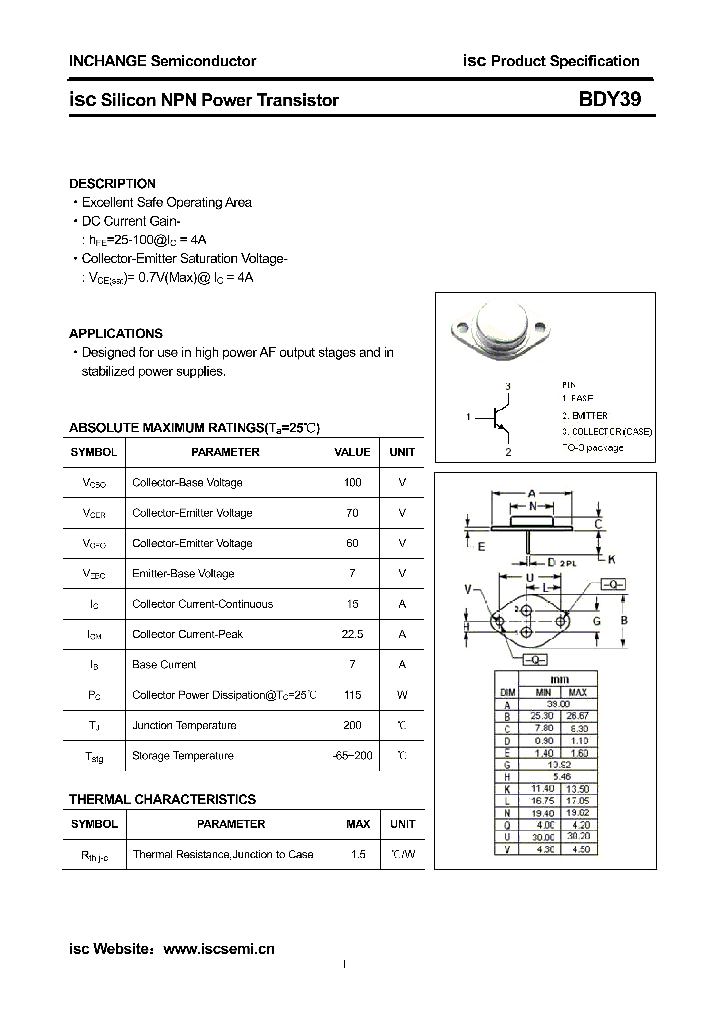 BDY39_7651017.PDF Datasheet