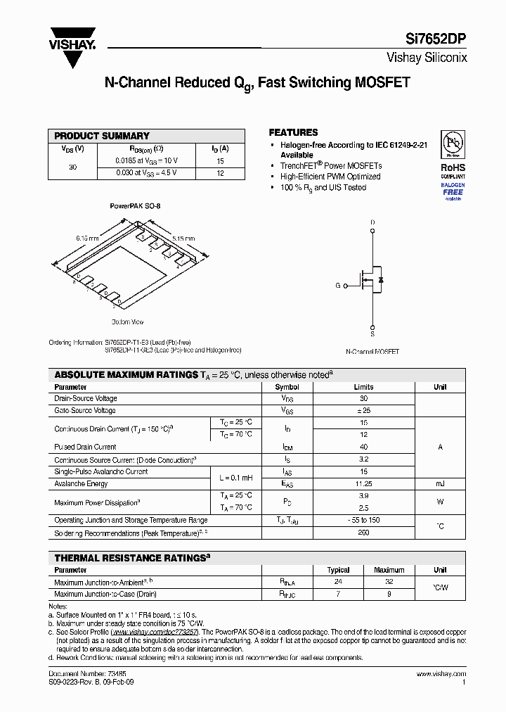 SI7652DP-T1-E3_7650885.PDF Datasheet