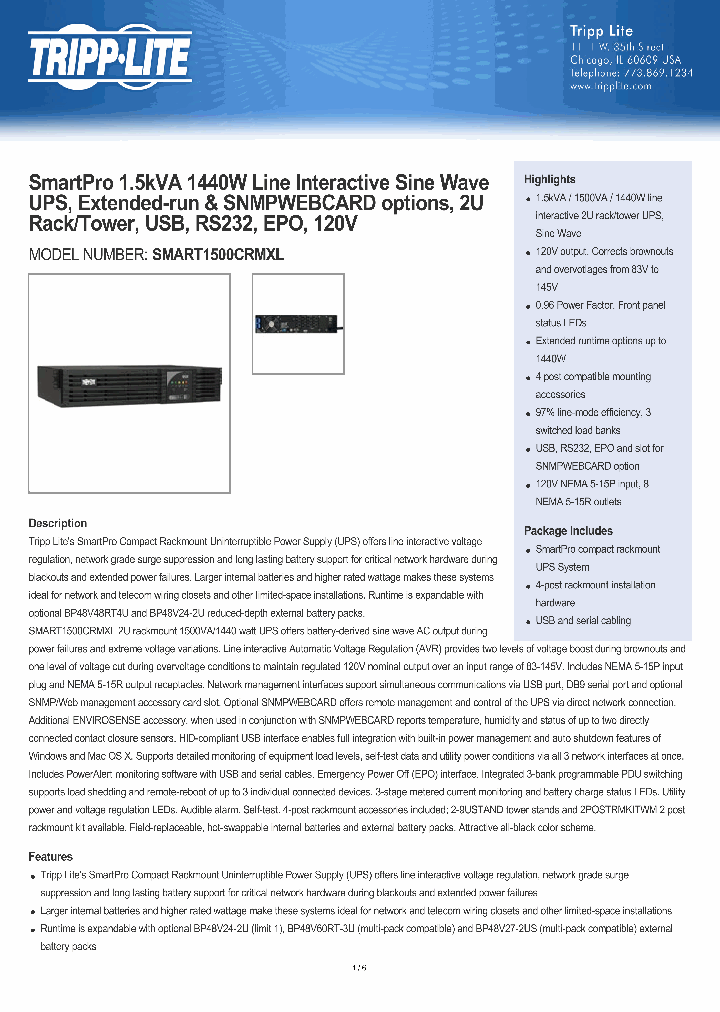 SMART1500CRMXL_7684230.PDF Datasheet