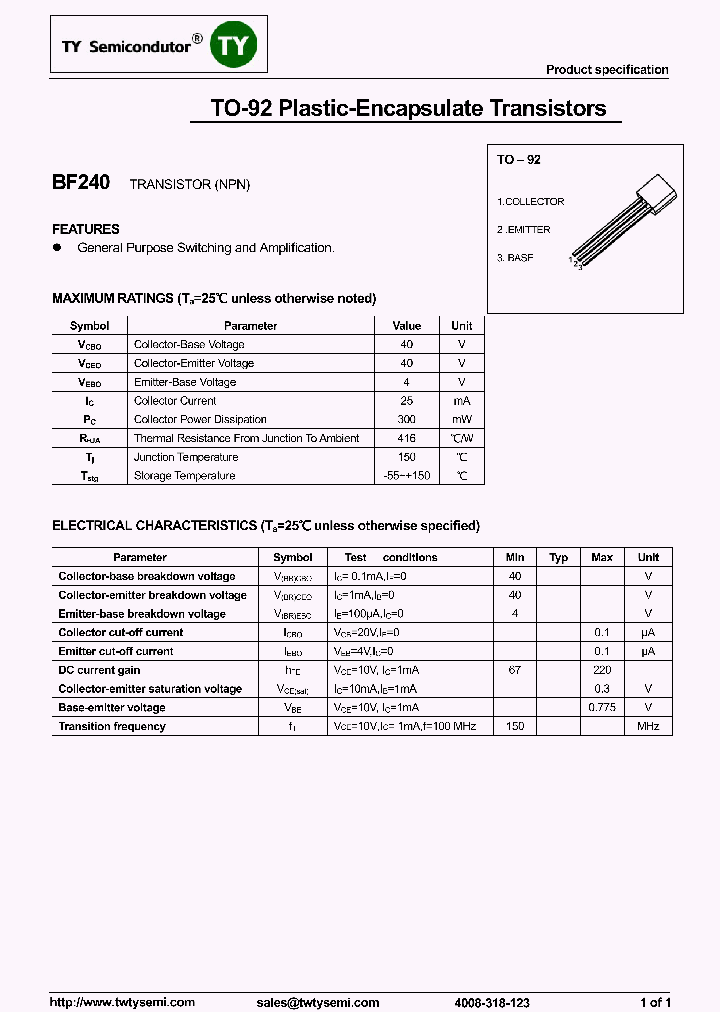 BF240_7684805.PDF Datasheet
