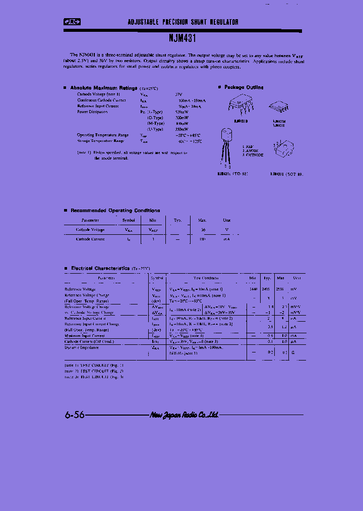 NJM431E-T2_7693562.PDF Datasheet