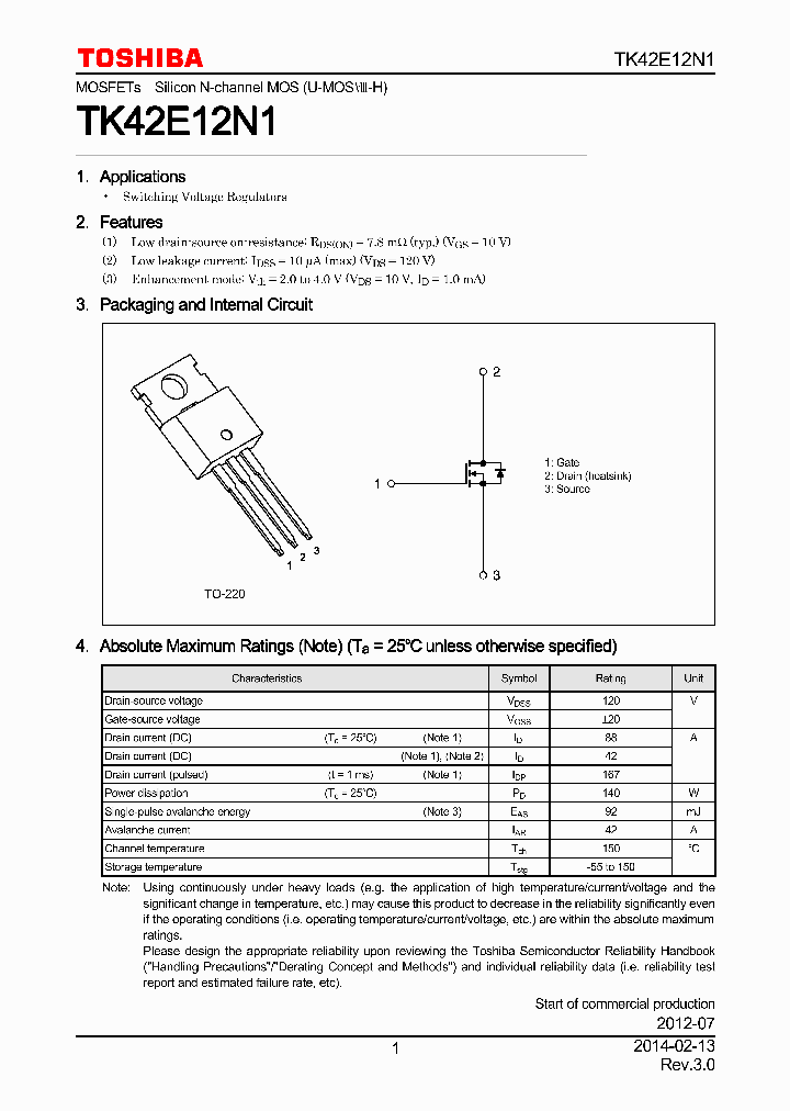 TK42E12N1_7806977.PDF Datasheet