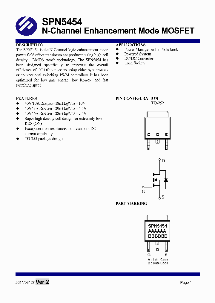 SPN5454_7797456.PDF Datasheet