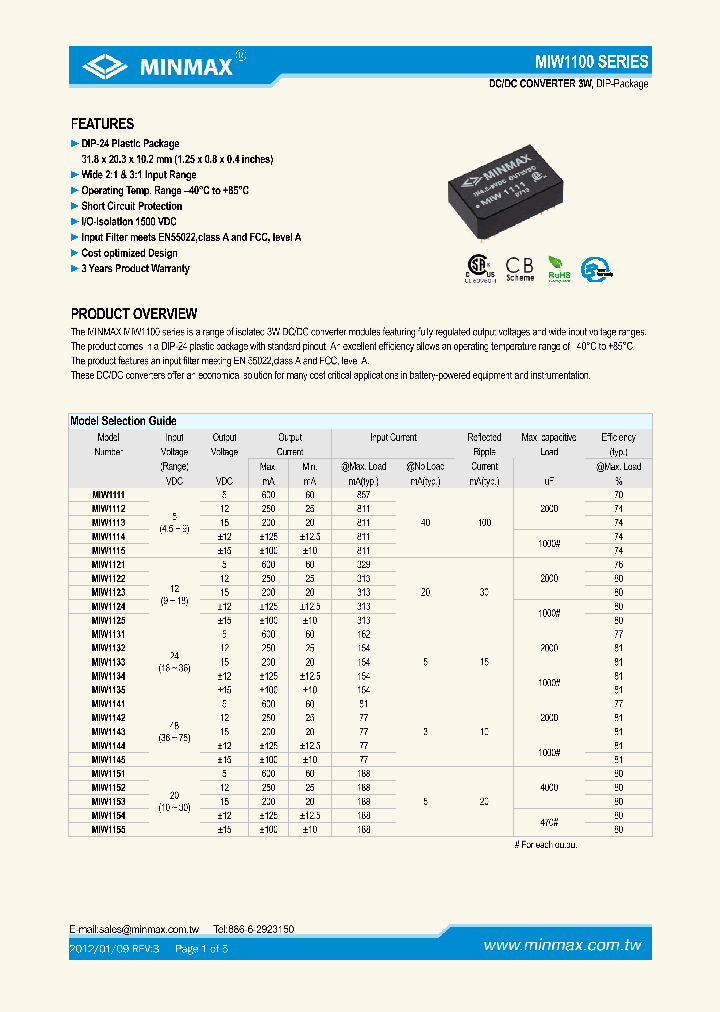 MIW1131_7855943.PDF Datasheet