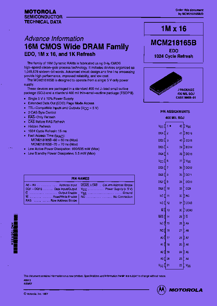 MCM218165BJ70R_7888960.PDF Datasheet