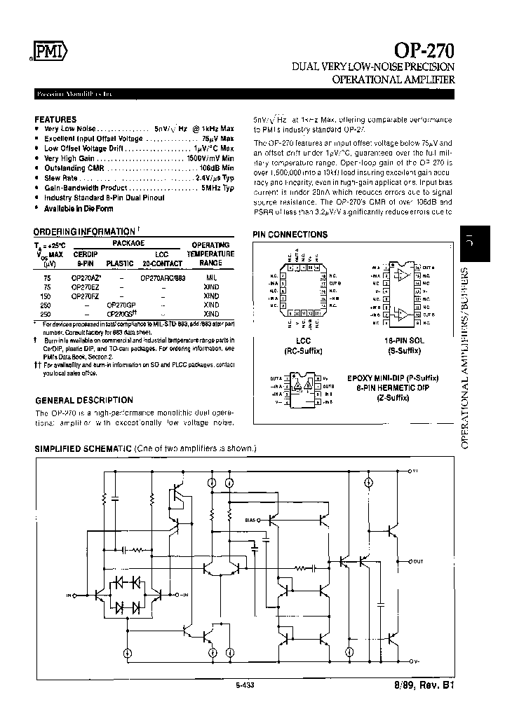 OP270BIGP_7944957.PDF Datasheet