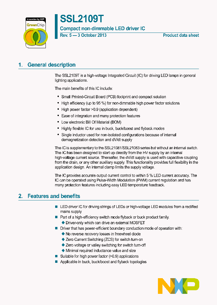 SSL2109T_7946518.PDF Datasheet