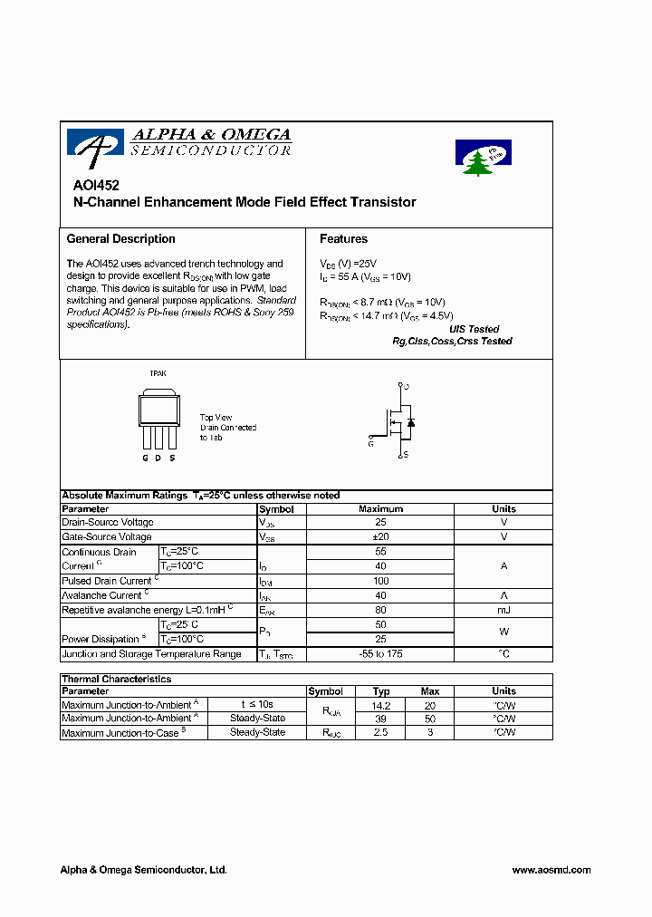 AOI452_8022065.PDF Datasheet