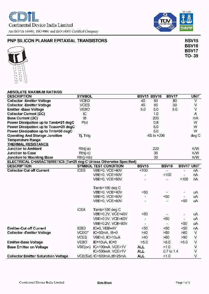 BSV15_8062283.PDF Datasheet