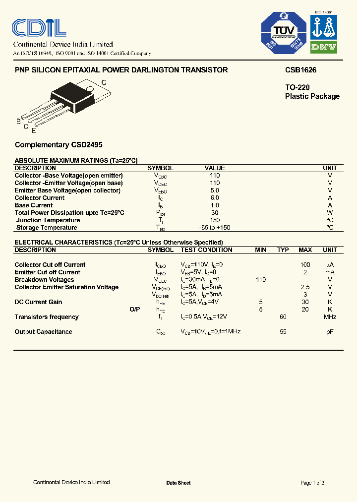 CSB1626_8083446.PDF Datasheet