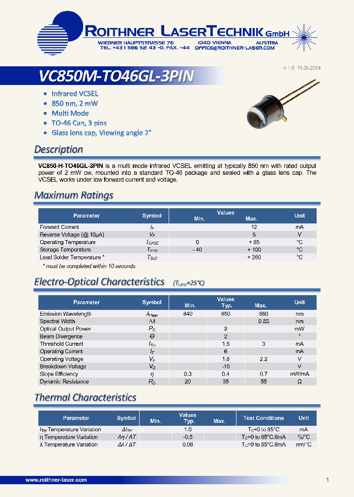 VC850M-TO46GL-3PIN_8091150.PDF Datasheet