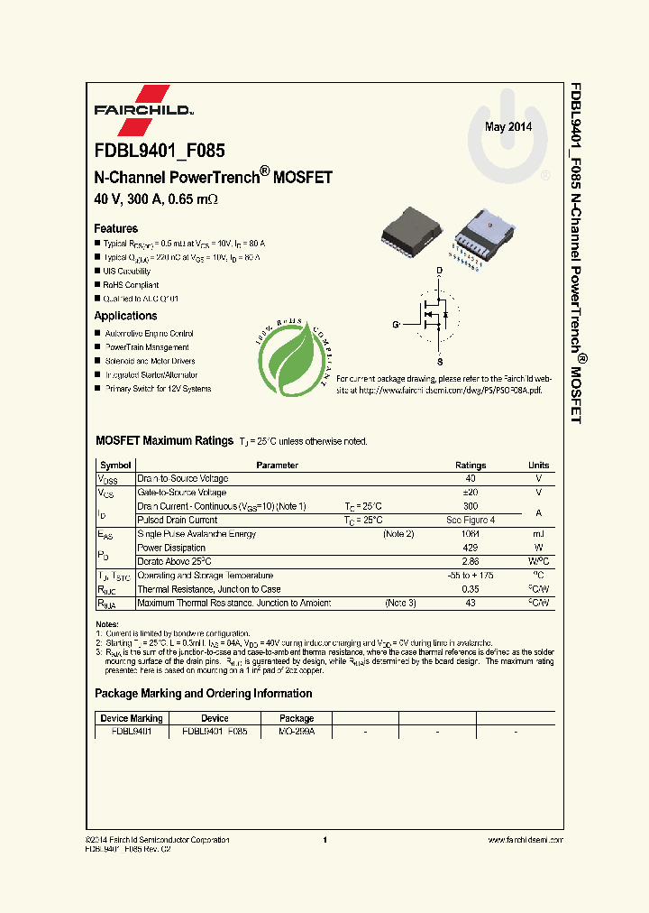 FDBL9401-F085_8156135.PDF Datasheet