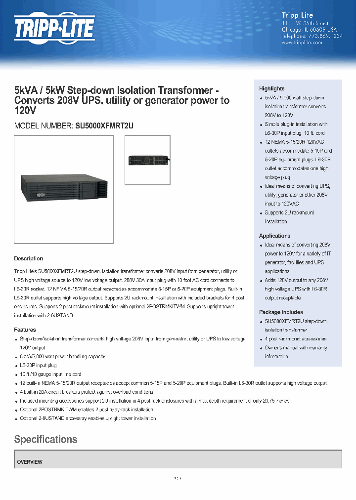 SU5000XFMRT2U_8199490.PDF Datasheet