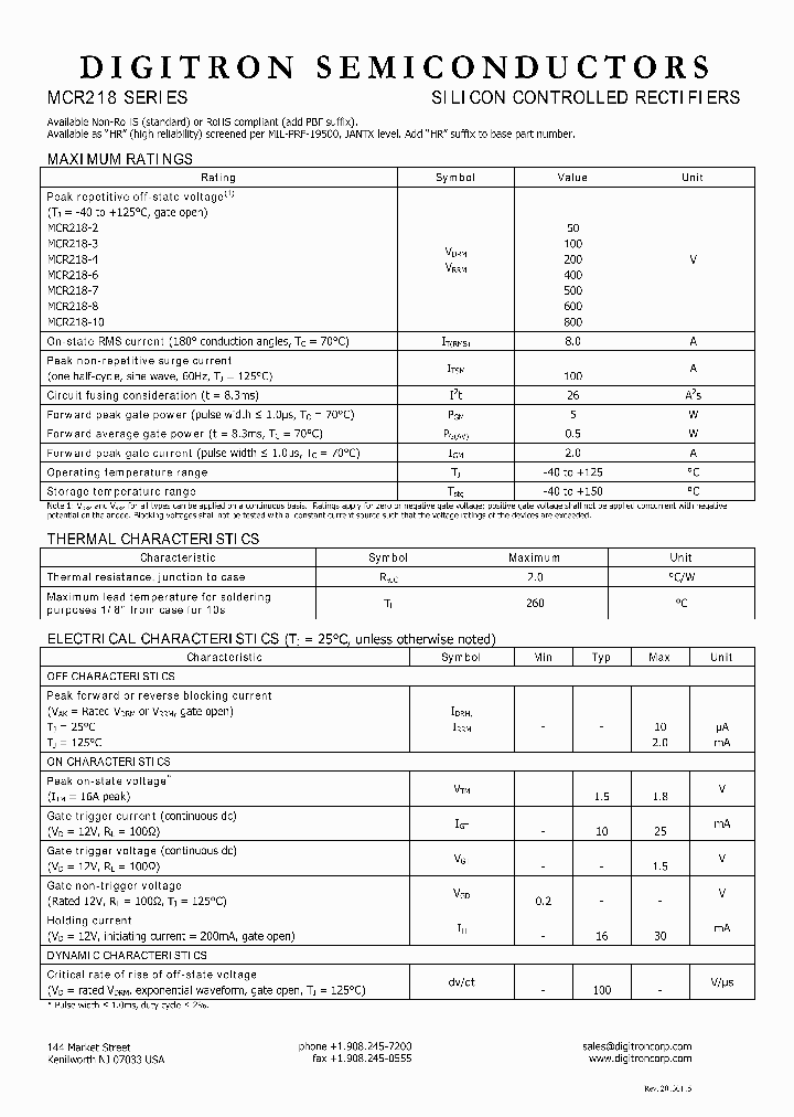 MCR218-10_8248959.PDF Datasheet