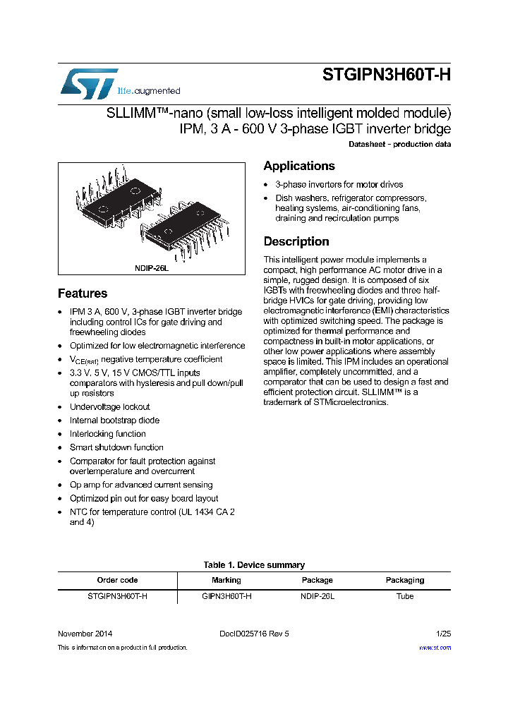 STGIPN3H60T-H_8254189.PDF Datasheet