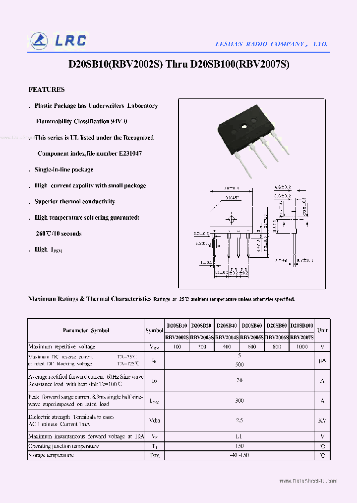 RSV2006S_7854706.PDF Datasheet