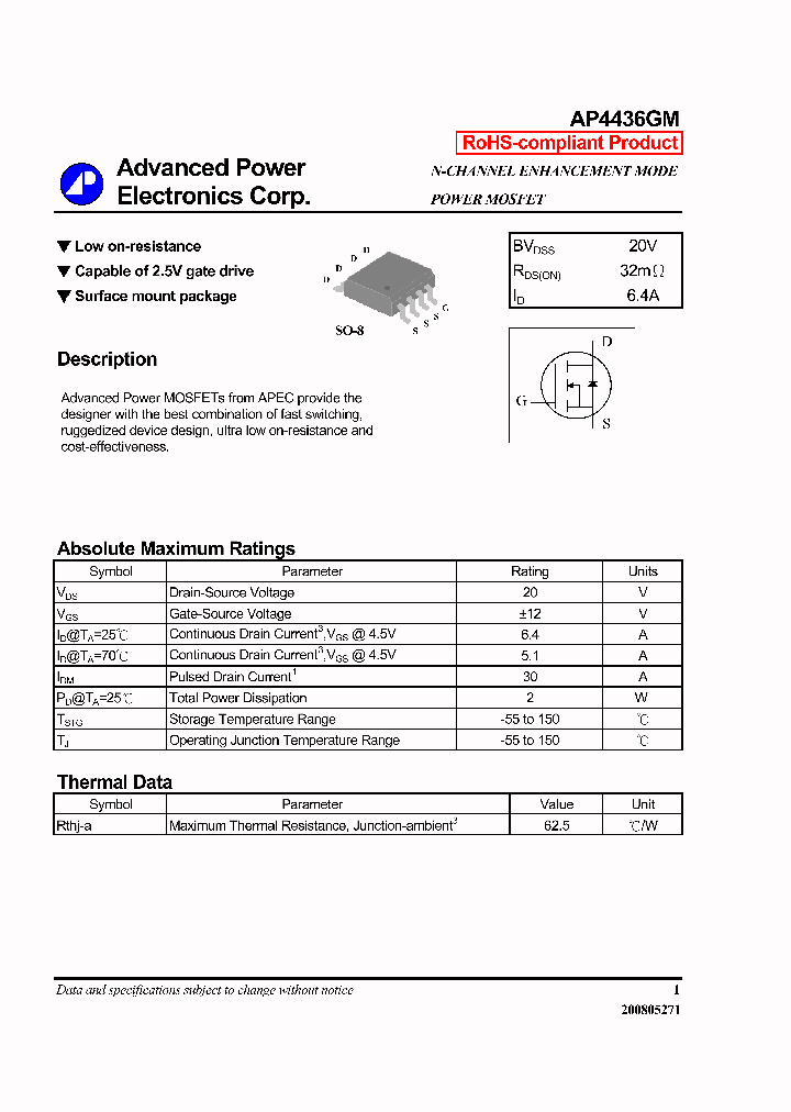 AP4436GM_7892587.PDF Datasheet