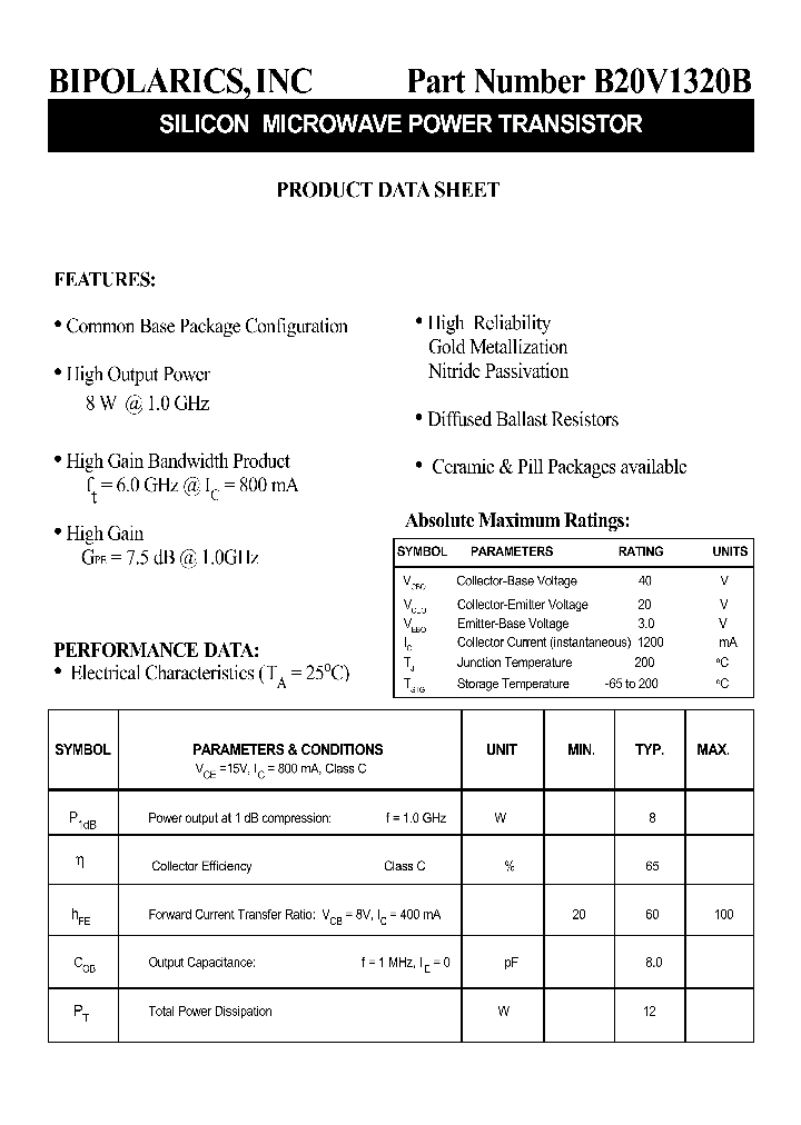 B20V1320B_8289545.PDF Datasheet