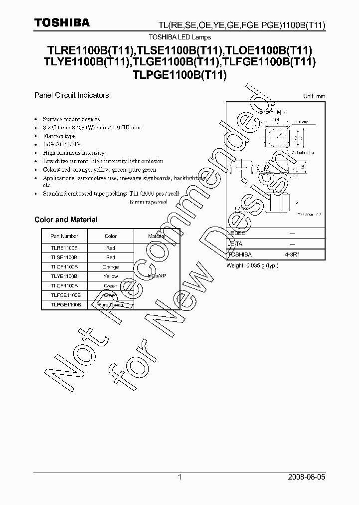 TLFGE1100BT11_8296729.PDF Datasheet