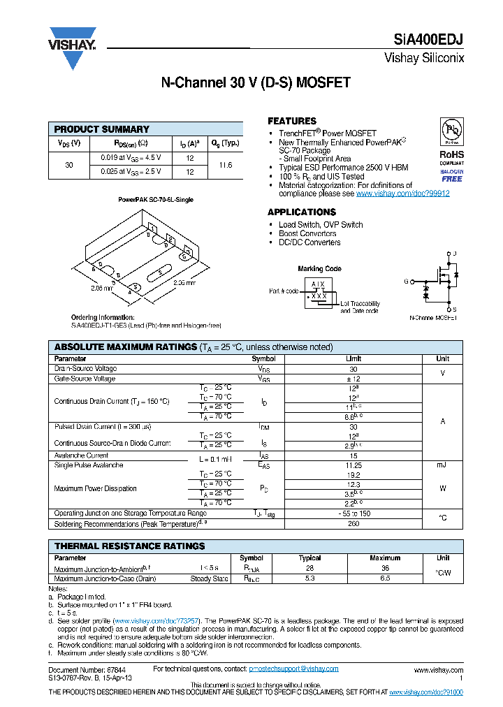 SIA400EDJ_8298347.PDF Datasheet