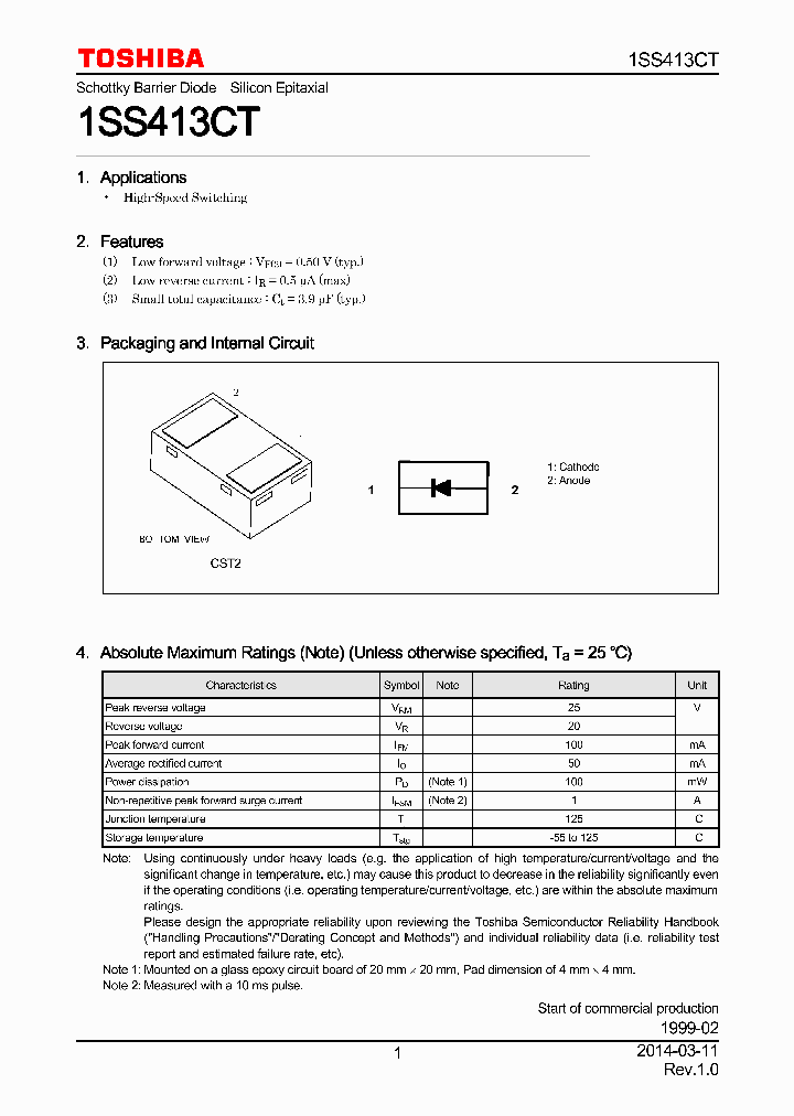 1SS413CT_8307150.PDF Datasheet