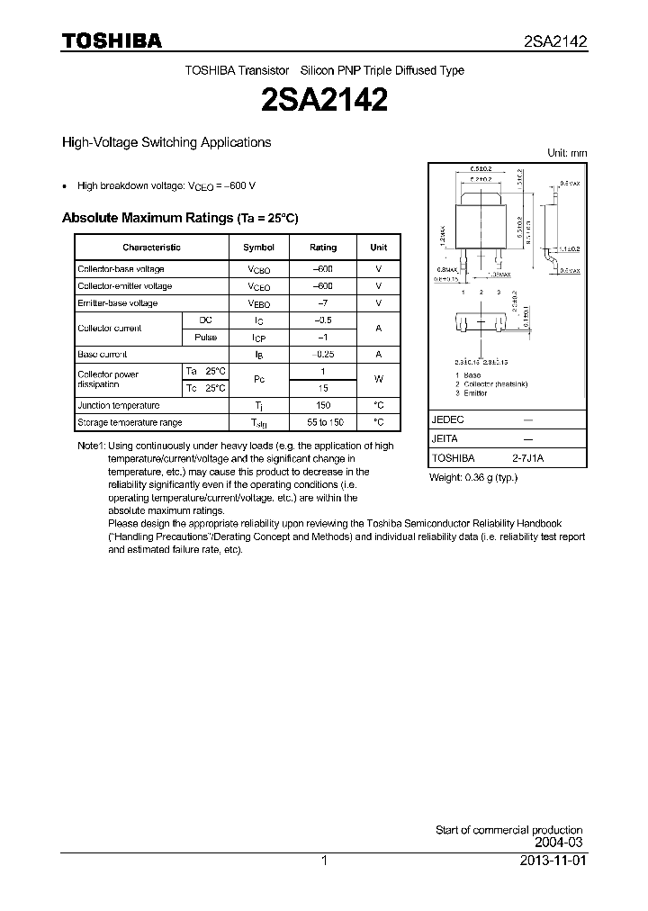 2SA2142_8310833.PDF Datasheet