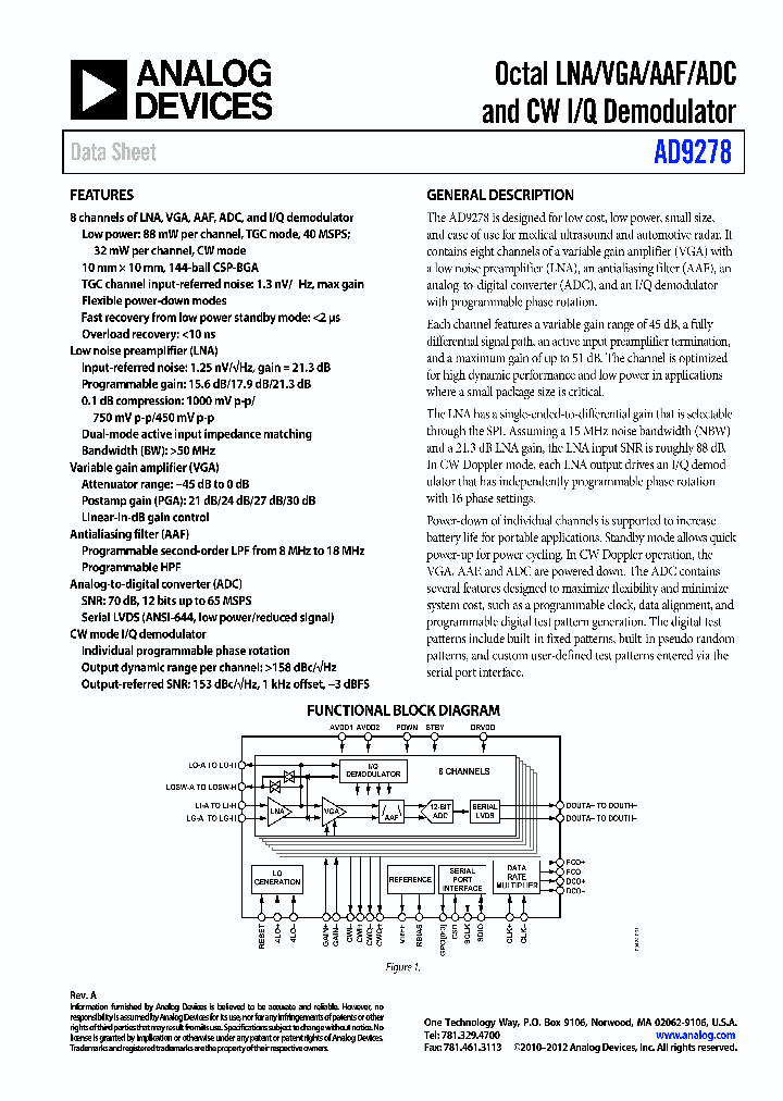 AD9278_8325263.PDF Datasheet