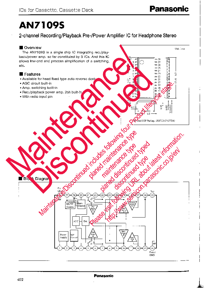 AN7109S_8325812.PDF Datasheet