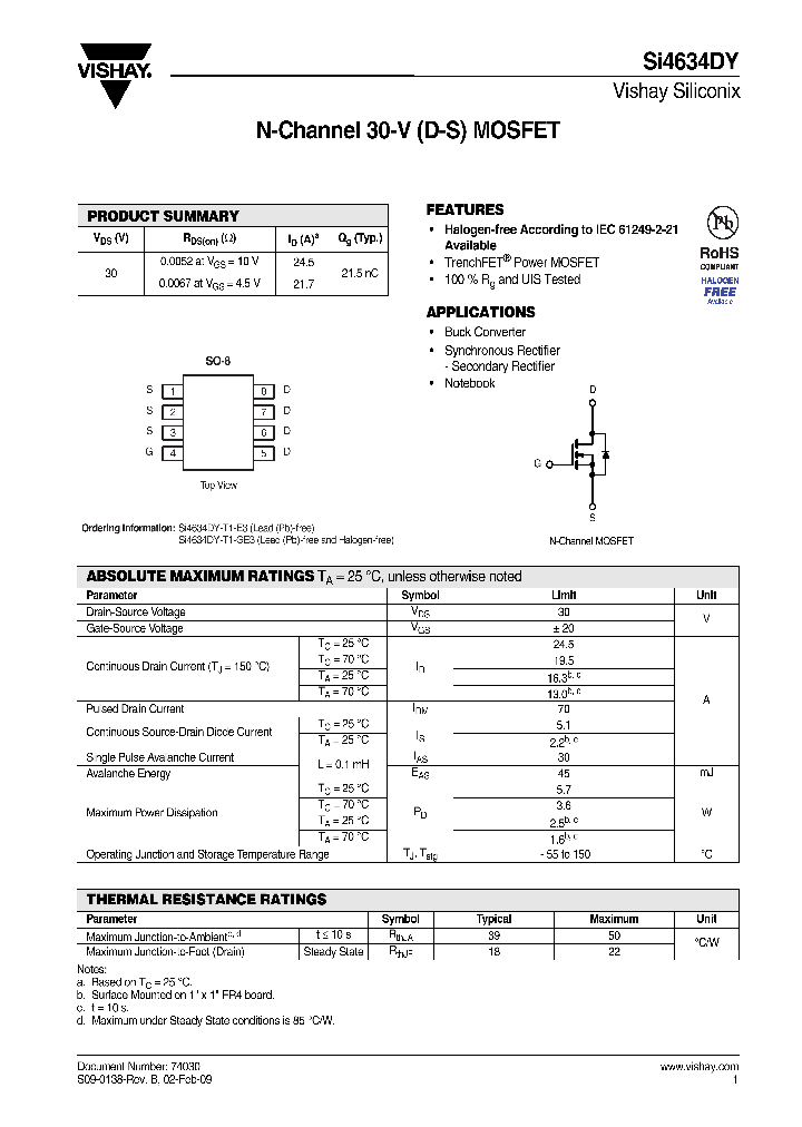 SI4634DY_8332165.PDF Datasheet