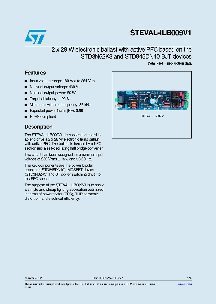 STEVAL-ILB009V1_8335192.PDF Datasheet