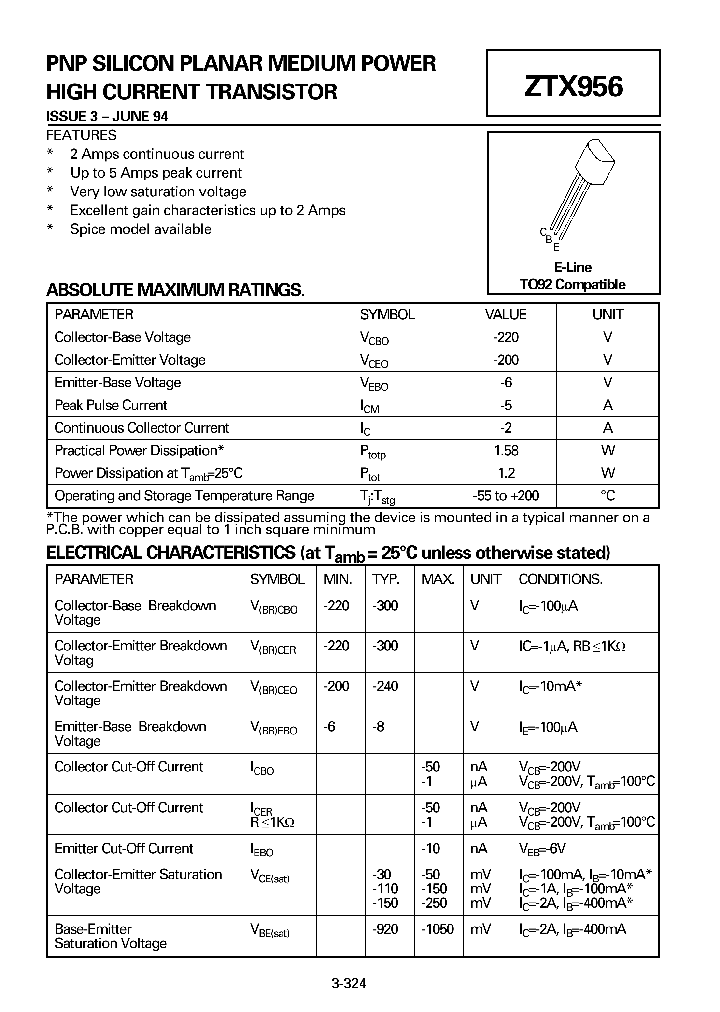 ZTX956_8368989.PDF Datasheet