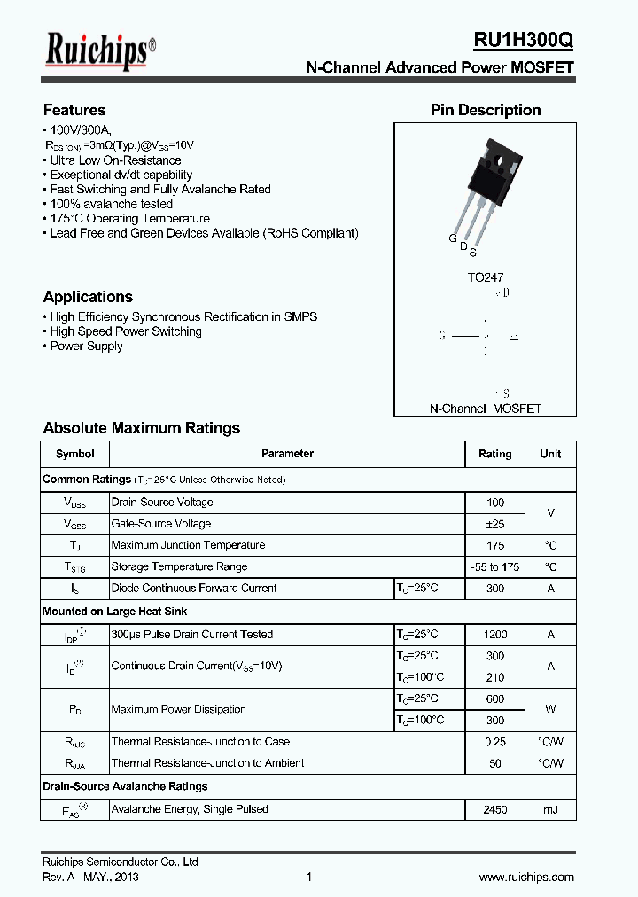 RU1H300Q_8536648.PDF Datasheet