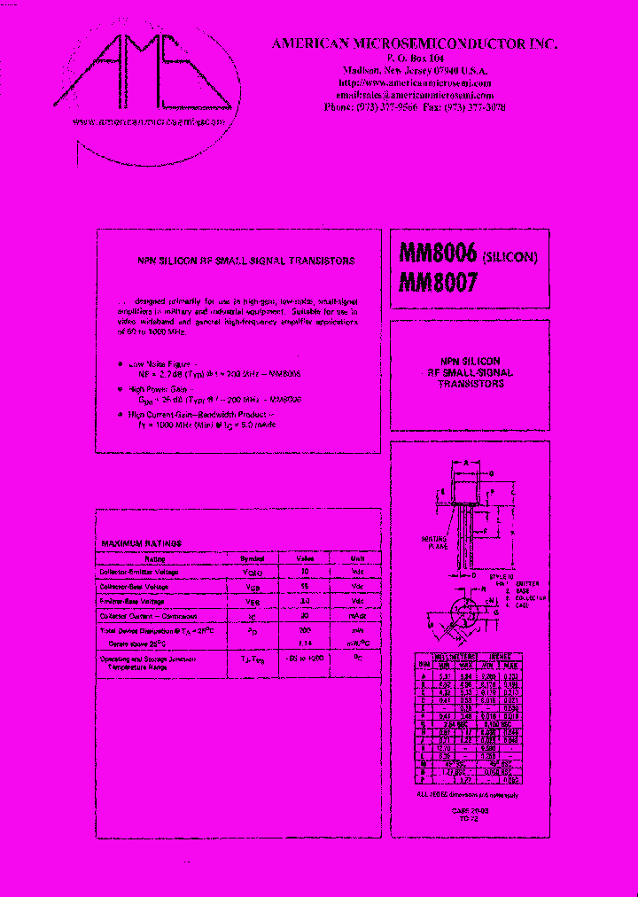 MM8006MM8007_8546326.PDF Datasheet