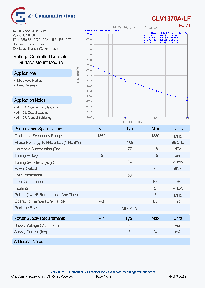 CLV1370A-LF-14_8599415.PDF Datasheet